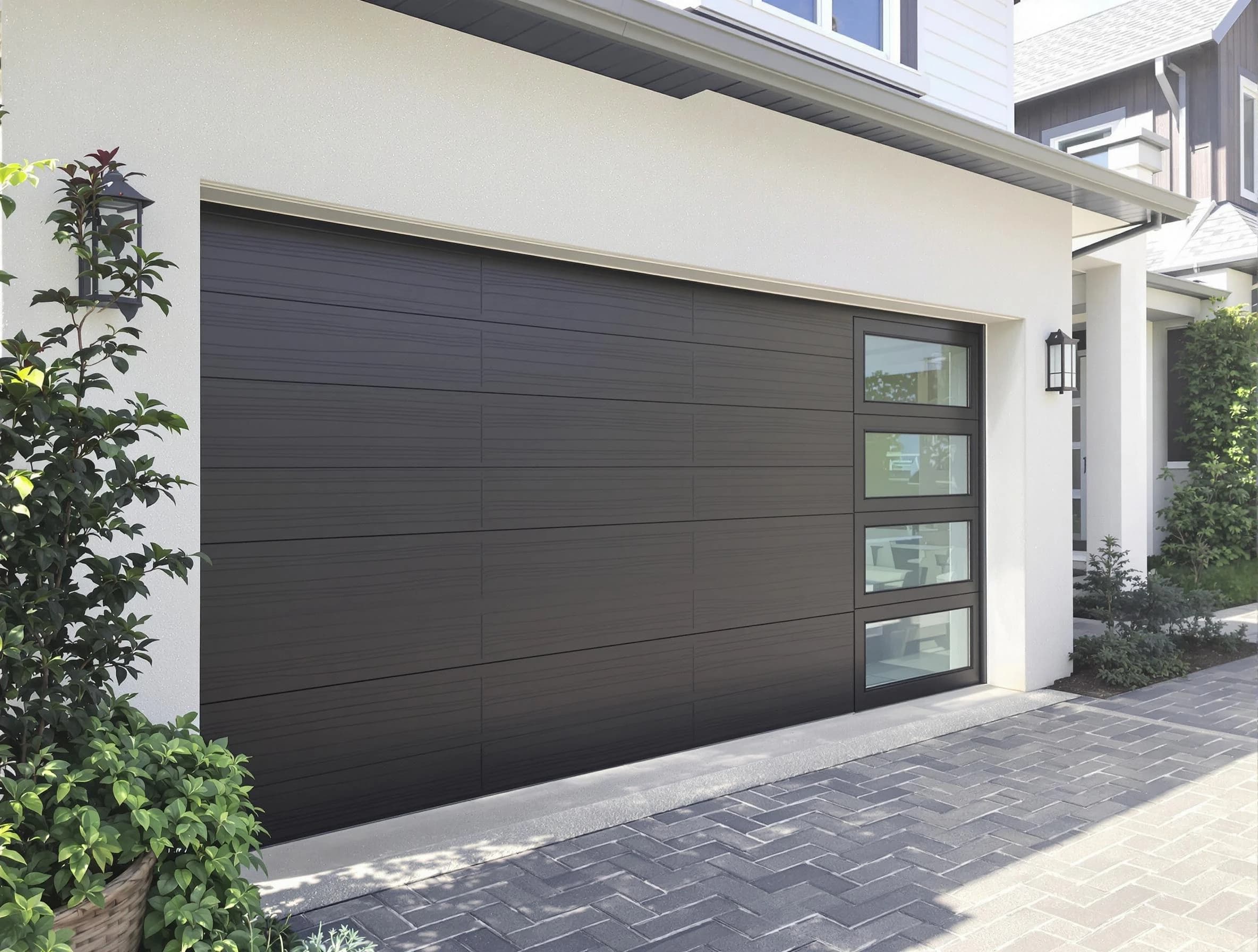 Custom garage door installation by Stonecrest Garage Door Repair in Stonecrest