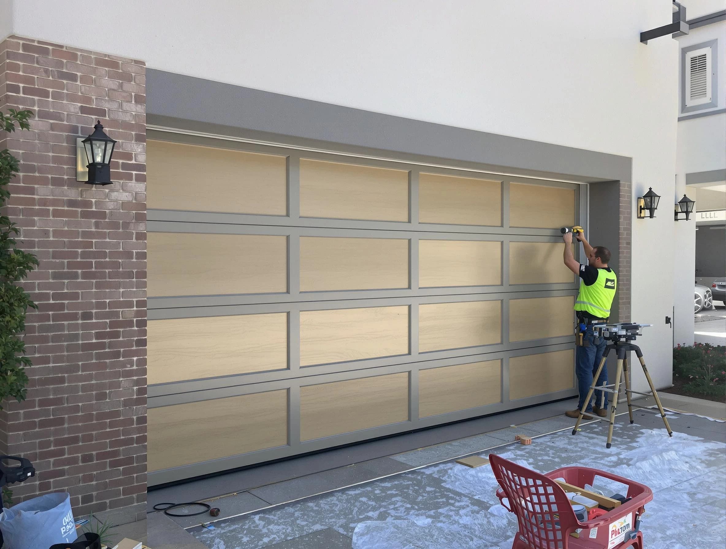 Garage door replacement service by Stonecrest Garage Door Repair in Stonecrest