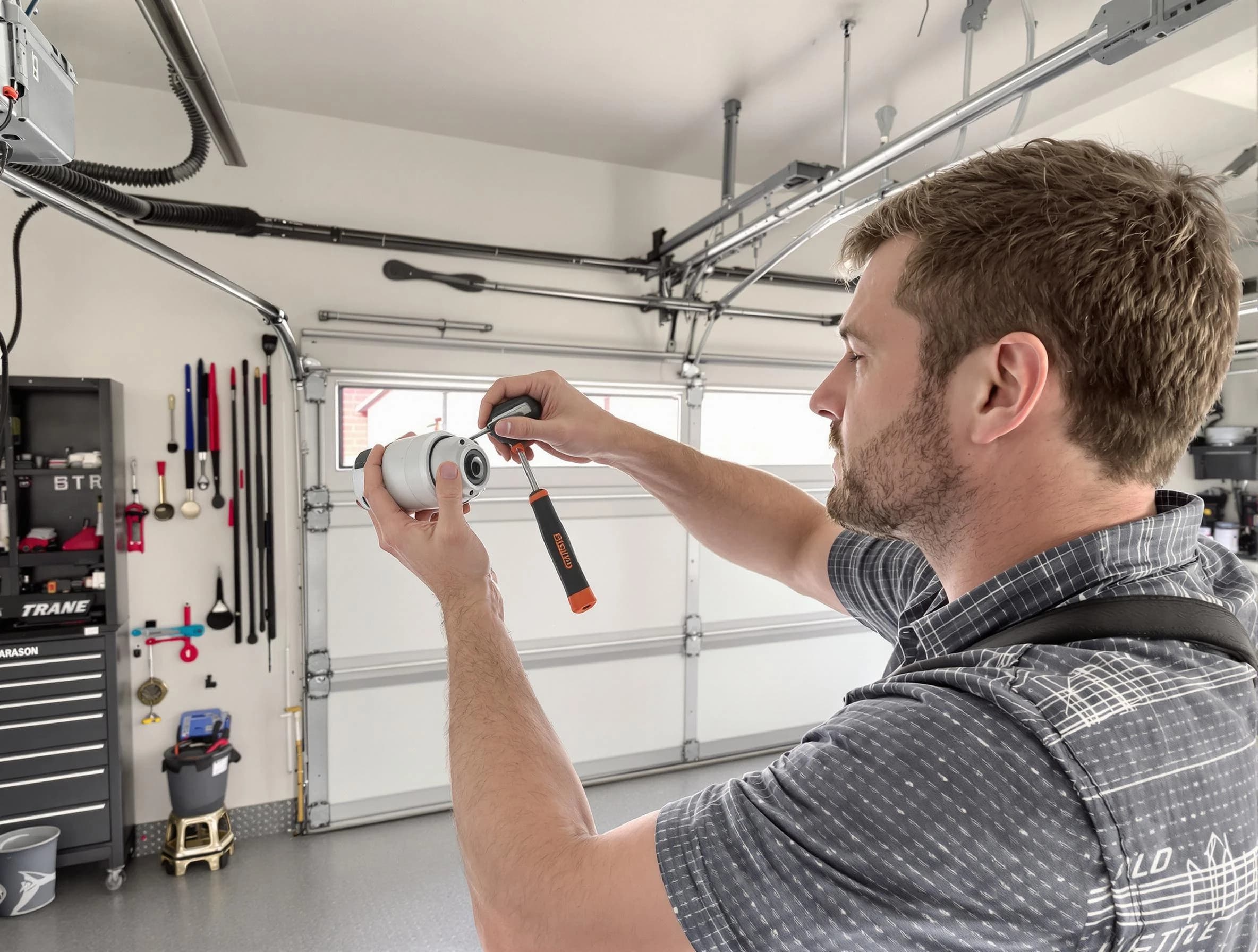 Garage door opener repair service by Stonecrest Garage Door Repair in Stonecrest