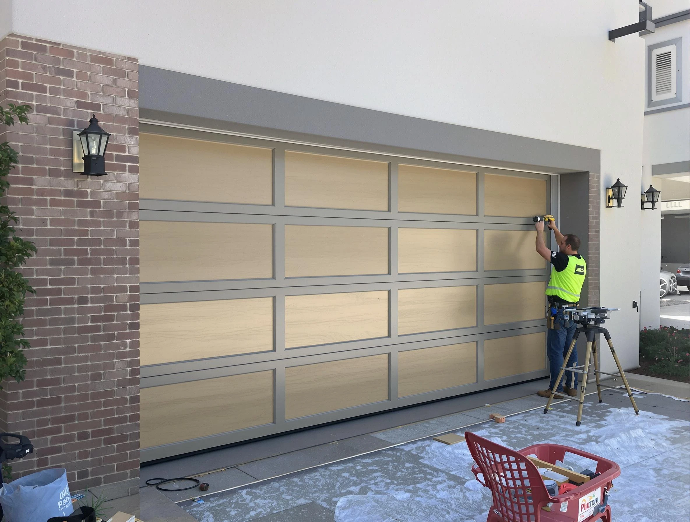 Garage door replacement service by Stonecrest Garage Door Repair in Stonecrest